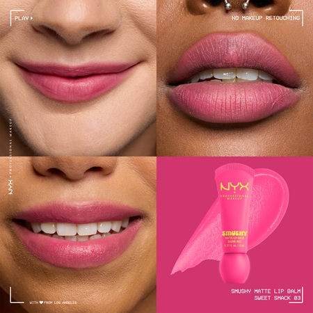 NYX Professional Makeup Smushy Matte Lip Balm Lip Balm with matt effect