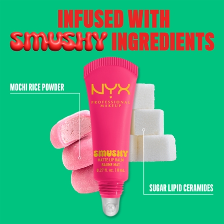 NYX Professional Makeup Smushy Matte Lip Balm Lip Balm with matt effect