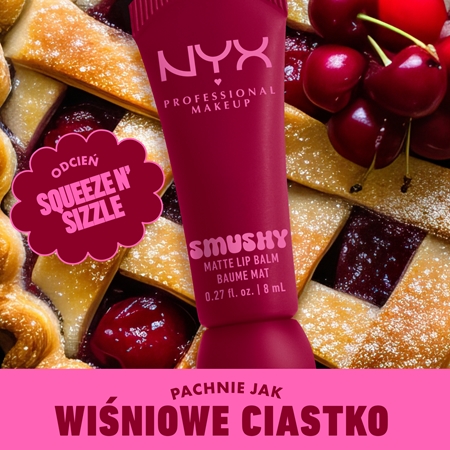 NYX Professional Makeup Smushy Matte Lip Balm balsam do ust z matowym wykończeniem