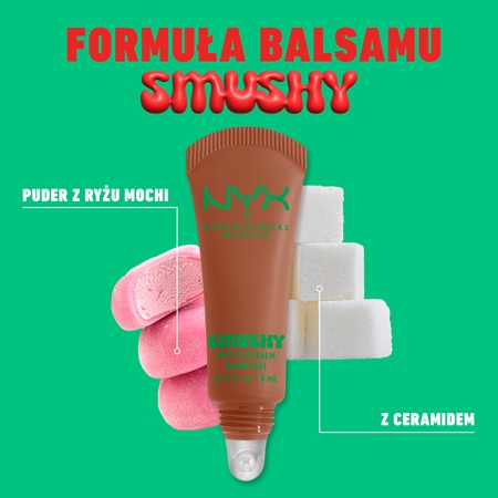 NYX Professional Makeup Smushy Matte Lip Balm balsam do ust z matowym wykończeniem