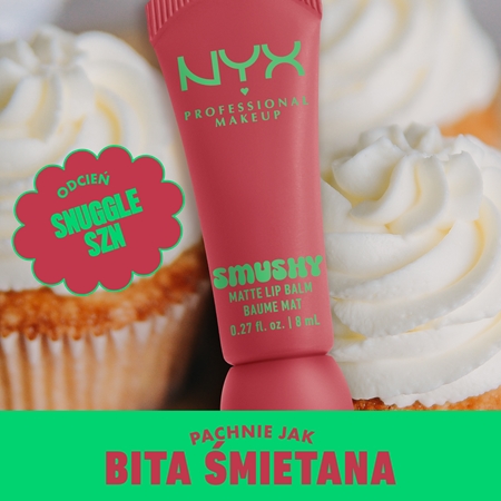 NYX Professional Makeup Smushy Matte Lip Balm balsam do ust z matowym wykończeniem