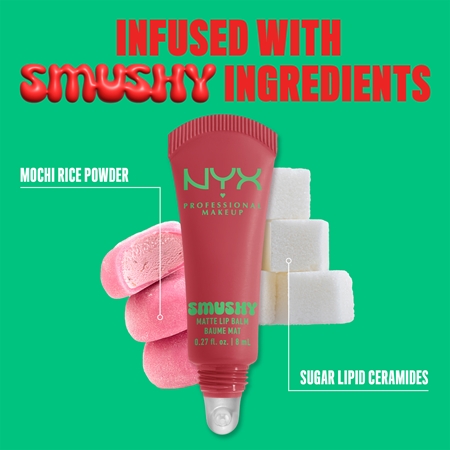 NYX Professional Makeup Smushy Matte Lip Balm balsamo labbra effetto opaco