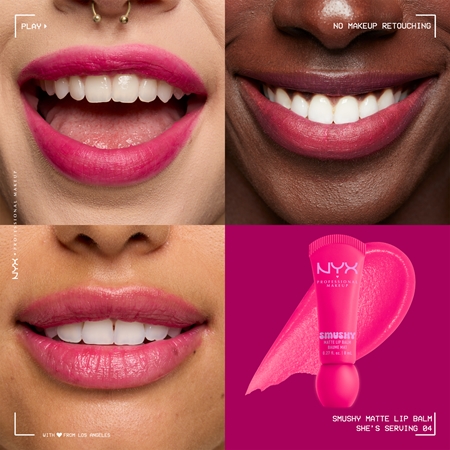 NYX Professional Makeup Smushy Matte Lip Balm Lip Balm with matt effect