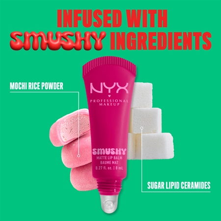 NYX Professional Makeup Smushy Matte Lip Balm Lip Balm with matt effect
