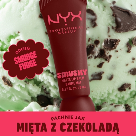 NYX Professional Makeup Smushy Matte Lip Balm balsam do ust z matowym wykończeniem