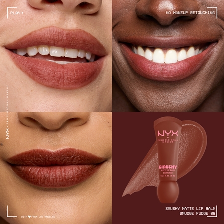 NYX Professional Makeup Smushy Matte Lip Balm balsam do ust z matowym wykończeniem