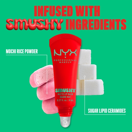 NYX Professional Makeup Smushy Matte Lip Balm lip balm with matt effect
