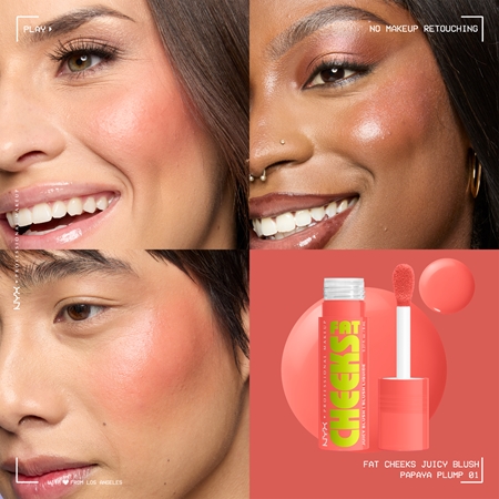 NYX Professional Makeup Fat Cheeks Juicy Blush tekoče rdečilo