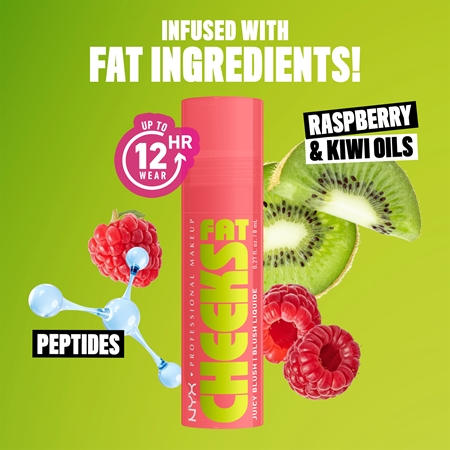 NYX Professional Makeup Fat Cheeks Juicy Blush течен руж