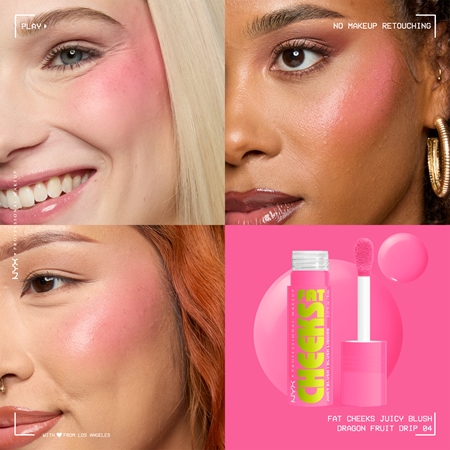 NYX Professional Makeup Fat Cheeks Juicy Blush tekutá lícenka