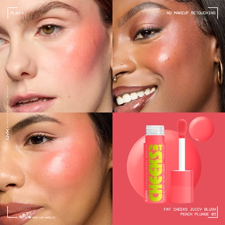 NYX Professional Makeup Fat Cheeks Juicy Blush tekoče rdečilo
