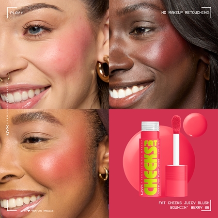 NYX Professional Makeup Fat Cheeks Juicy Blush tekoče rdečilo