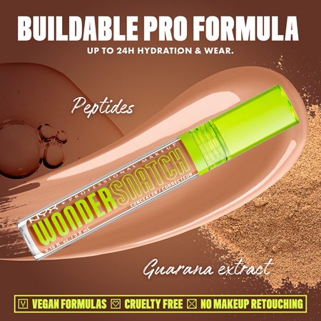 NYX Professional Makeup Wonder Snatch korektor w płynie 3 w 1
