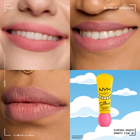NYX Professional Makeup The Simpsons Smushy baume à lèvres effet mat