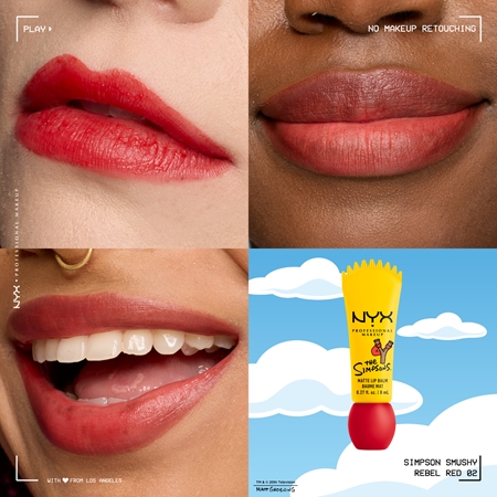 NYX Professional Makeup The Simpsons Smushy Lip Balm with matt effect