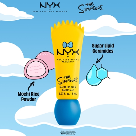 NYX Professional Makeup The Simpsons Smushy Lip Balm with matt effect
