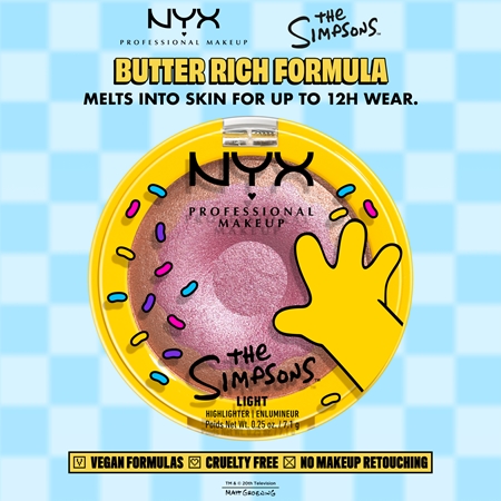 NYX Professional Makeup The Simpsons Highlighter rozjasňovač