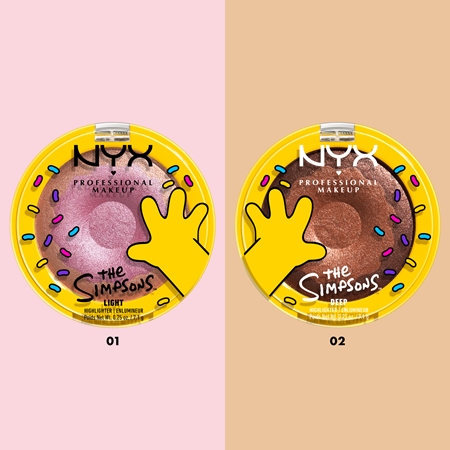 NYX Professional Makeup The Simpsons Highlighter rozjasňovač