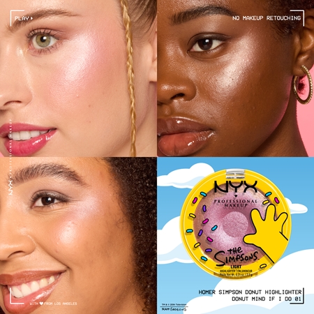 NYX Professional Makeup The Simpsons Highlighter rozjasňovač