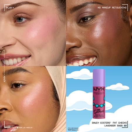 NYX Professional Makeup The Simpsons Fat Cheeks tekutá tvářenka