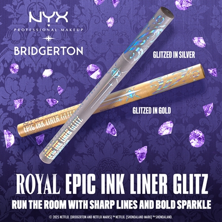 NYX Professional Makeup Bridgerton Royal Epic Ink Liner Shimmer Eyeliner