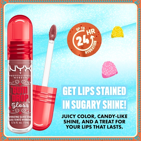 NYX Professional Makeup Gingerbaddie Land Gum Drop Lip Gloss