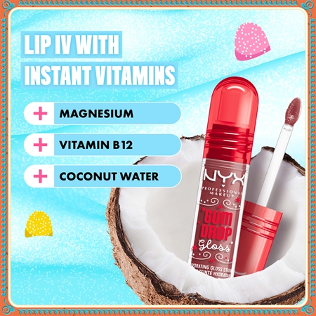 NYX Professional Makeup Gingerbaddie Land Gum Drop Lip Gloss
