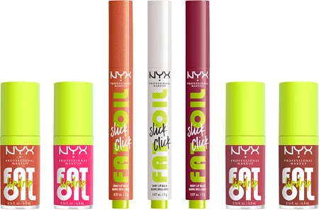 NYX Professional Makeup Gingerbaddie Land Fat Oil Lip Set
