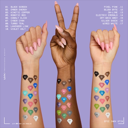 NYX Professional Makeup Epic Inky Stix gélové očné linky