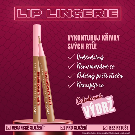 NYX Professional Makeup Lip Lingerie fix na rty pro dlouhotrvající efekt