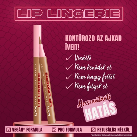 NYX Professional Makeup Lip Lingerie ajakfilc a hosszan tartó hatásért