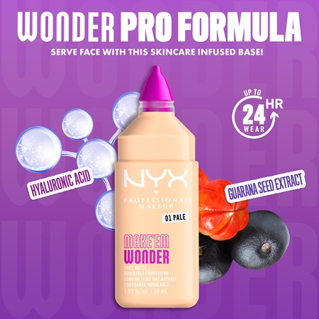 NYX Professional Makeup Make ‘Em Wonder ελαφρύ ματ μεικ απ