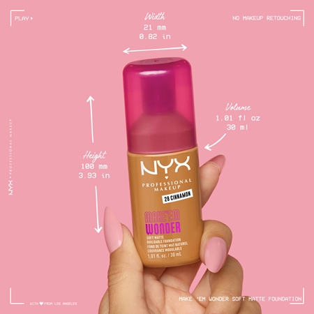 NYX Professional Makeup Make ‘Em Wonder ελαφρύ ματ μεικ απ