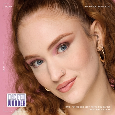 NYX Professional Makeup Make ‘Em Wonder make-up usor matifiant