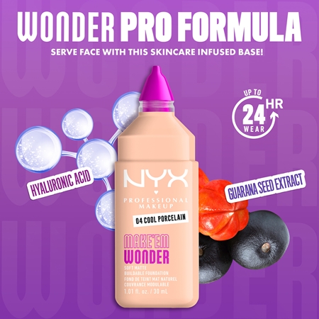 NYX Professional Makeup Make ‘Em Wonder light mattifying foundation