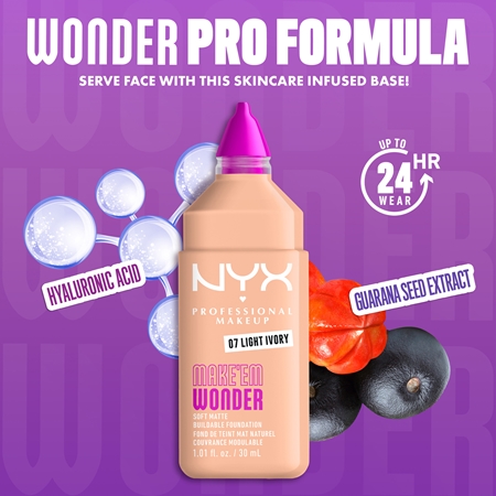 NYX Professional Makeup Make ‘Em Wonder ελαφρύ ματ μεικ απ