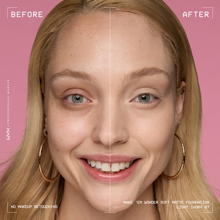 NYX Professional Makeup Make ‘Em Wonder lekki podkład matujący