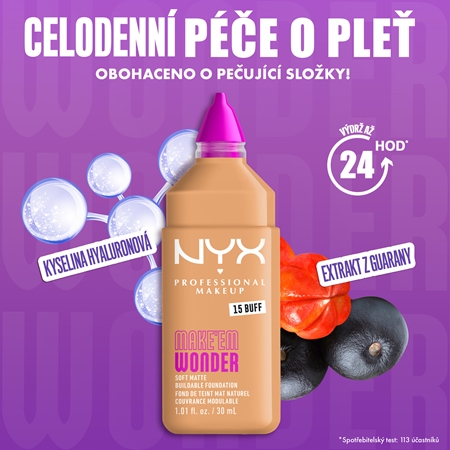NYX Professional Makeup Make ‘Em Wonder lehký matující make-up