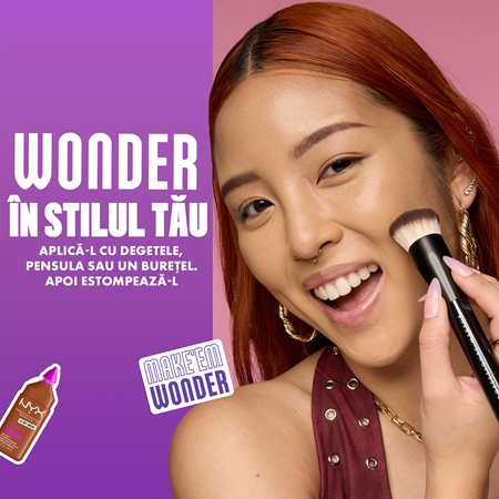 NYX Professional Makeup Make ‘Em Wonder make-up usor matifiant