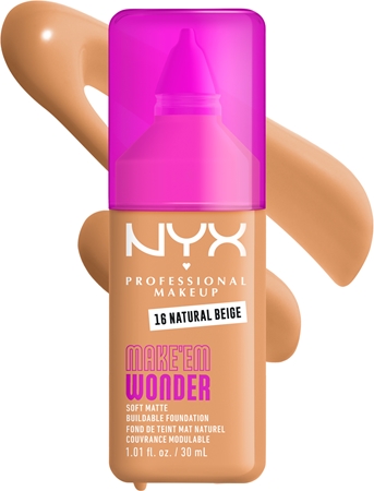 NYX Professional Makeup Make ‘Em Wonder könnyű mattító alapozó