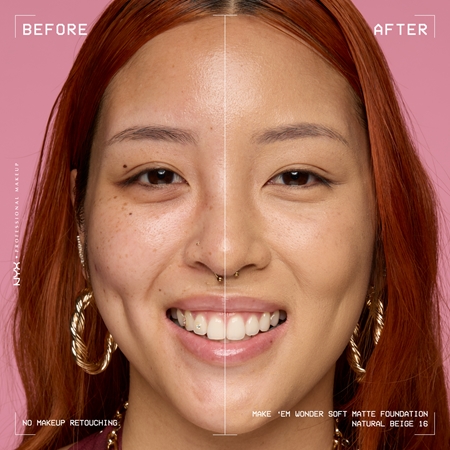 NYX Professional Makeup Make ‘Em Wonder lekki podkład matujący
