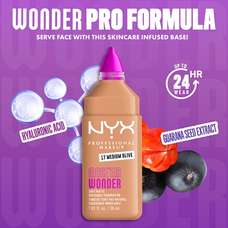 NYX Professional Makeup Make ‘Em Wonder ελαφρύ ματ μεικ απ