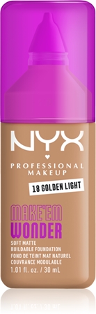 NYX Professional Makeup Make ‘Em Wonder könnyű mattító alapozó