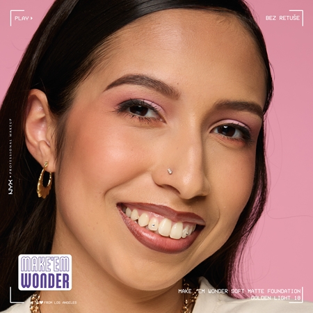NYX Professional Makeup Make ‘Em Wonder ľahký zmatňujúci make-up