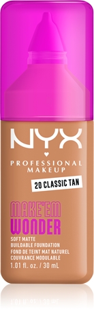 NYX Professional Makeup Make ‘Em Wonder könnyű mattító alapozó