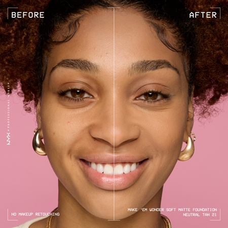 NYX Professional Makeup Make ‘Em Wonder lekki podkład matujący