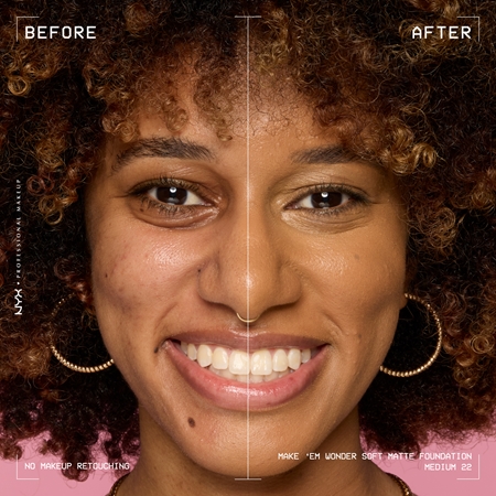 NYX Professional Makeup Make ‘Em Wonder lekki podkład matujący