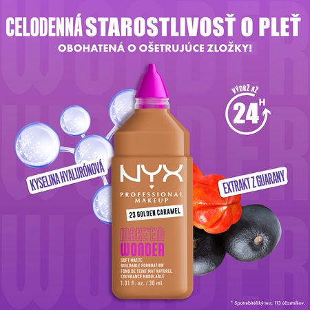 NYX Professional Makeup Make ‘Em Wonder ľahký zmatňujúci make-up