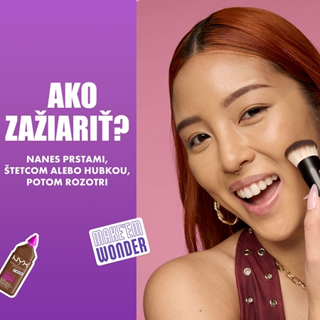 NYX Professional Makeup Make ‘Em Wonder ľahký zmatňujúci make-up