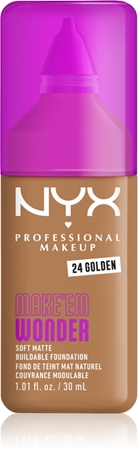 NYX Professional Makeup Make ‘Em Wonder könnyű mattító alapozó